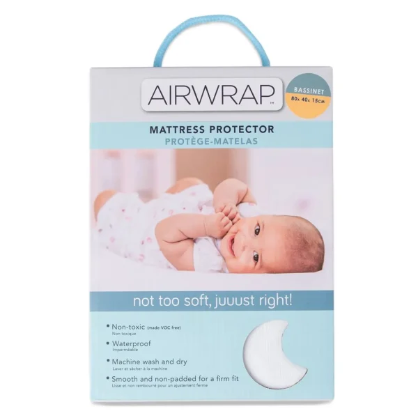 Little Linen Airwrap Mattress Protector - Bassinet