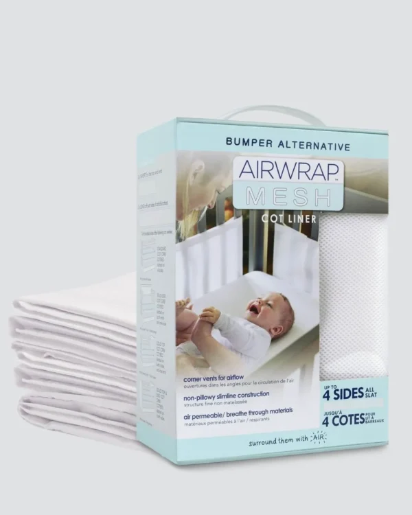 Little Linen Airwrap Mesh 4 Sides White