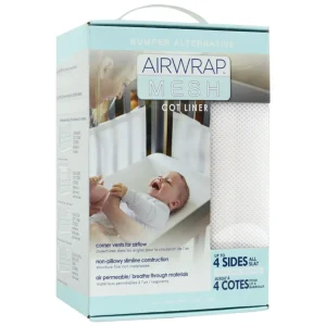 Little Linen Airwrap Mesh 4 Sides White