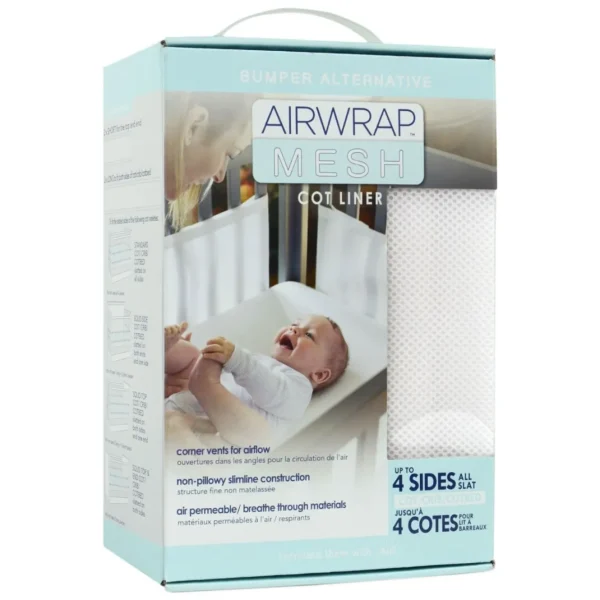 Little Linen Airwrap Mesh 4 Sides White