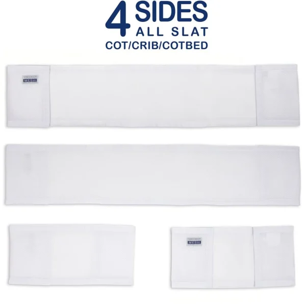 Little Linen Airwrap Mesh 4 Sides White