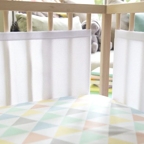 Little Linen Airwrap Mesh 4 Sides White