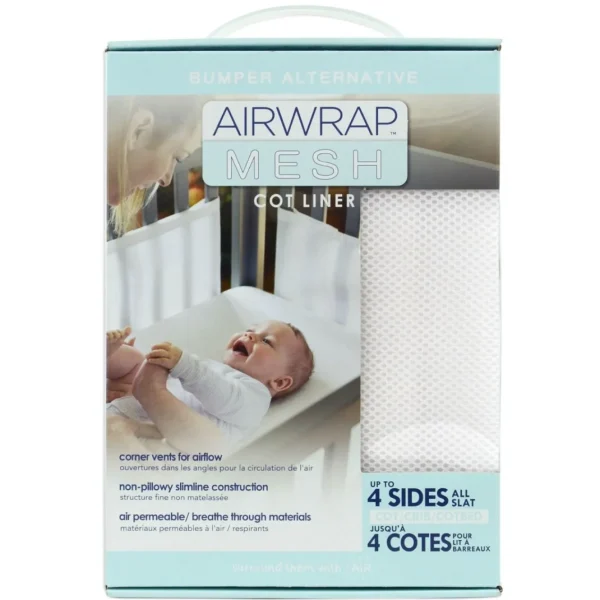 Little Linen Airwrap Mesh 4 Sides White