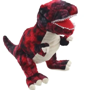 The Puppet Company Baby Dino Puppet - Baby T-Rex (Red)