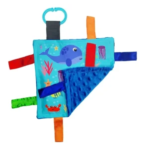 Baby Jack s Ocean Sea Animals Crinkle Sensory Toy 20x20cm