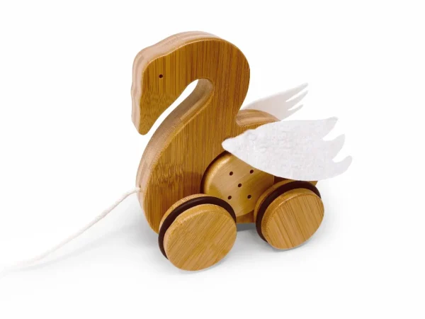 Kinderfeets Bamboo Push & Pull - Swan