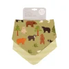 All4Ella Bandana Bibs 2pk - Bears