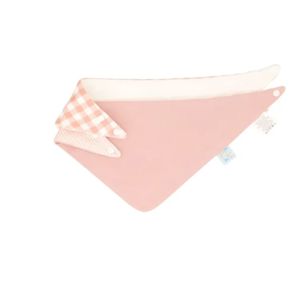 All4Ella Bandana Bibs 2pk - Gingham Strawberry