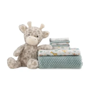 Little Linen Boxed Gift Set - Savanah Giraffe