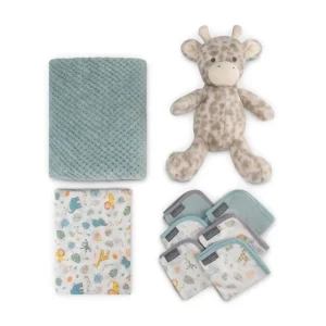 Little Linen Boxed Gift Set - Savanah Giraffe