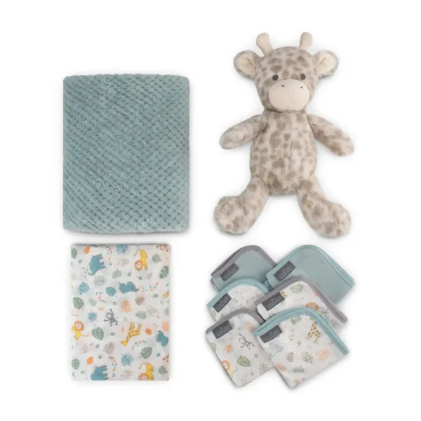 Little Linen Boxed Gift Set - Savanah Giraffe