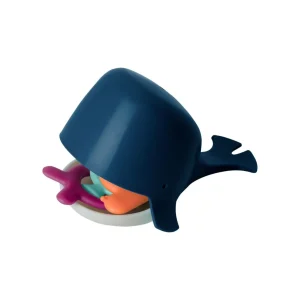 Boon Chomp Hungry Whale Bath Toy - Navy