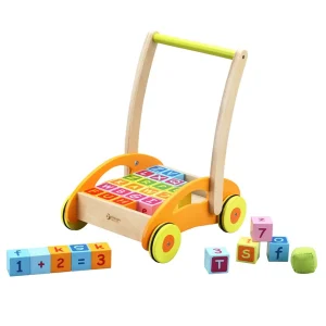 Classic World - Baby Walker With Blocks