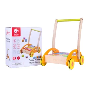 Classic World - Baby Walker With Blocks