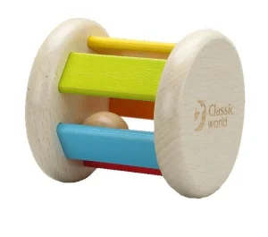 Classic World - Wooden Roller Rattle