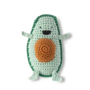 Little Linen Crochet Rattle - Anthony Avocado