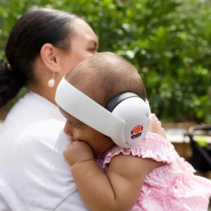 Ems for Kids Ems 4 Kids Bubs Earmuffs White & White