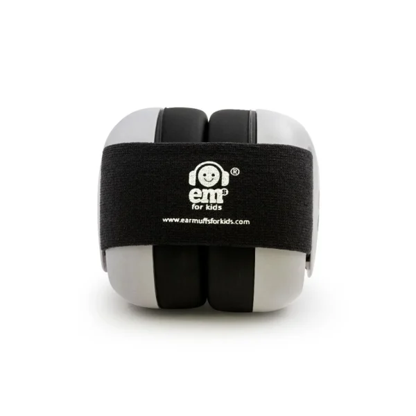 Ems for Kids Ems 4 Kids Bubs Earmuffs White & Black