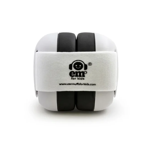 Ems for Kids Ems 4 Kids Bubs Earmuffs White & White