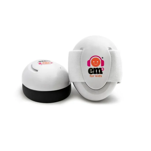 Ems for Kids Ems 4 Kids Bubs Earmuffs White & White