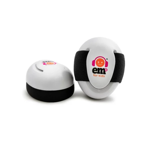 Ems for Kids Ems 4 Kids Bubs Earmuffs White & Black