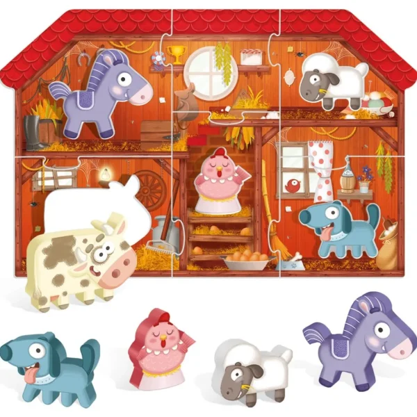 Headu First Puzzle: The Farm (Montessori)