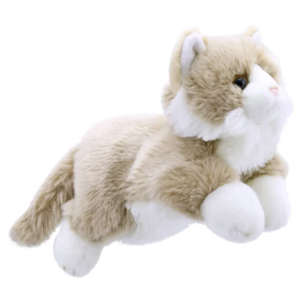 The Puppet Company Full Bodied Puppet - Cat (Beige & White)