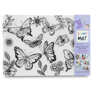 Funny Mat Large - Butterflies