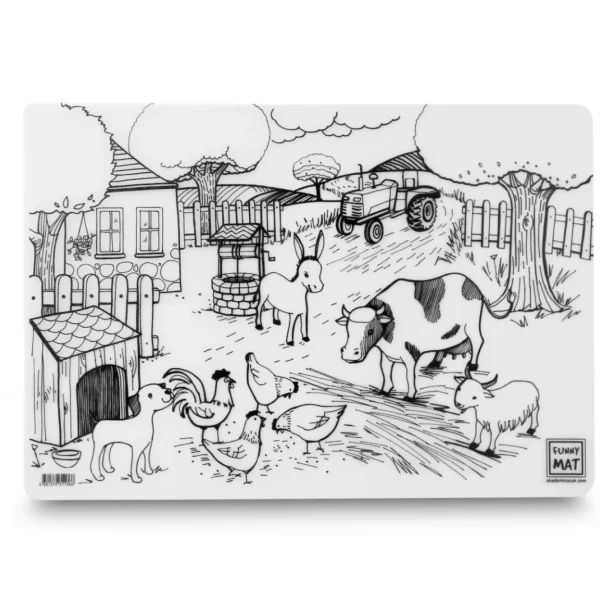 Funny Mat Large - Farm Life