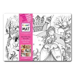 Funny Mat Large - The Prince & The Princess