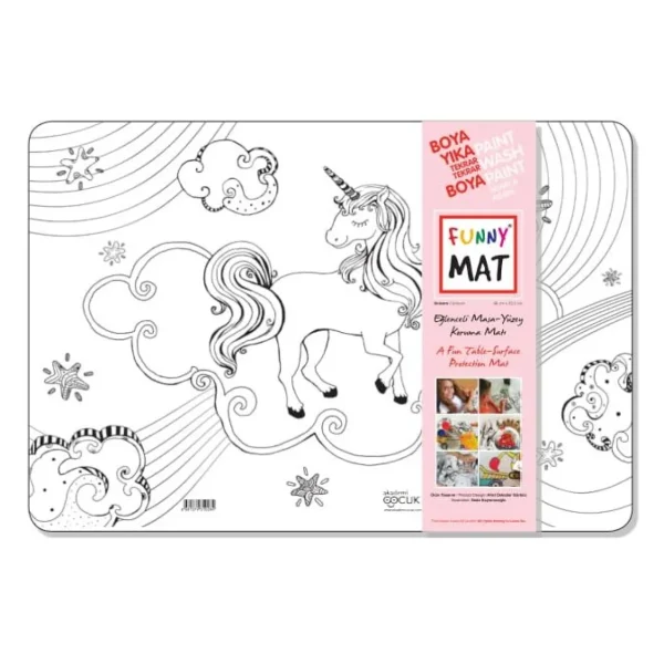 Funny Mat Large - Unicorn