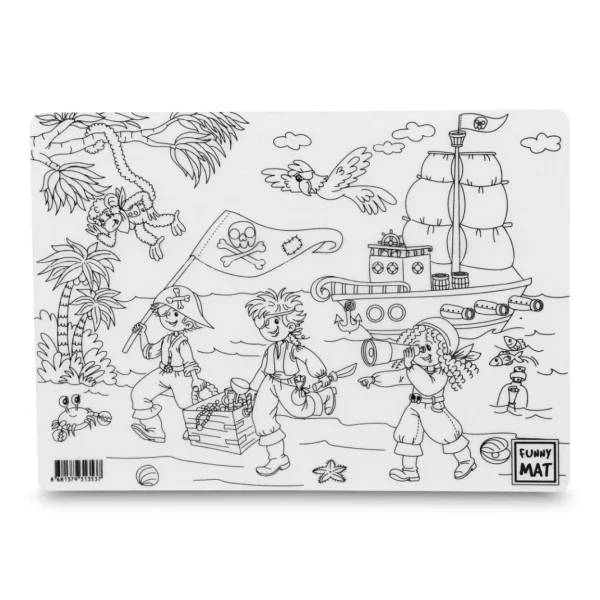 Funny Mat Small - Pirates