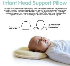 Baby First Infant Head Support W/Pillowcase