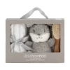 Little Linen Little Bamboo 5 Piece Gift Set - Natural