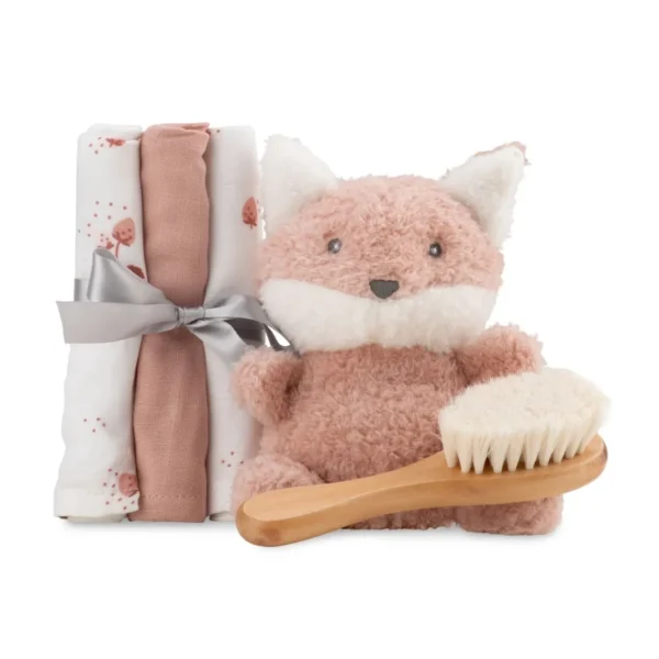 Little Linen Little Bamboo 5 Piece Gift Set - Dusty Rose