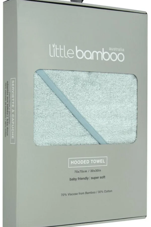 Little Linen Little Bamboo Hooded Towel - Whisper