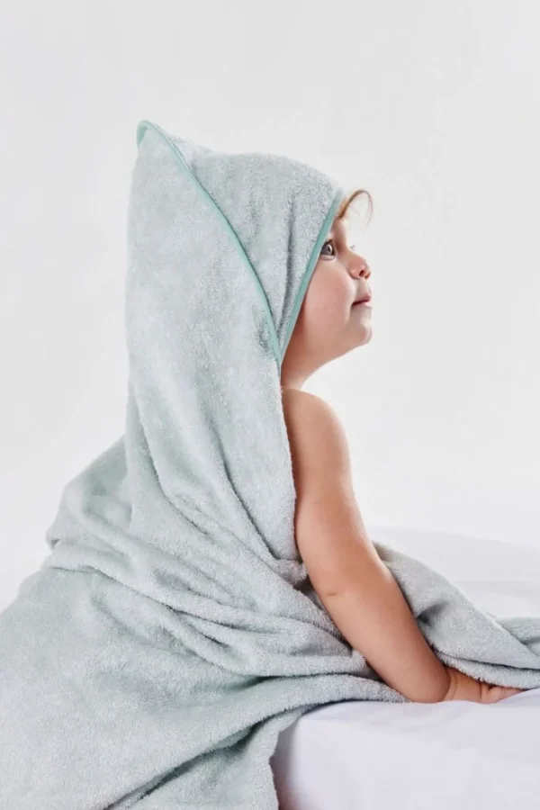 Little Linen Little Bamboo Hooded Towel - Whisper