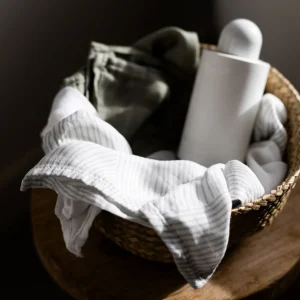 Little Linen Little Bamboo Muslin Washers 6pk - Bayleaf