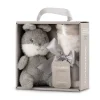 Little Linen Little Bamboo Plush & Blankie Set - Natural