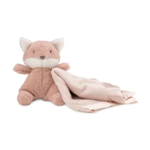 Little Linen Little Bamboo Plush & Blankie Set - Dusty Rose