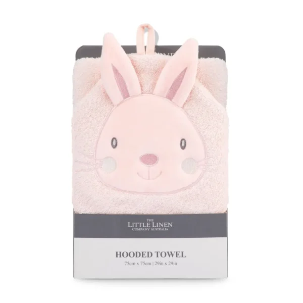 Little Linen Character Hooded Towel - Harvest Bunny