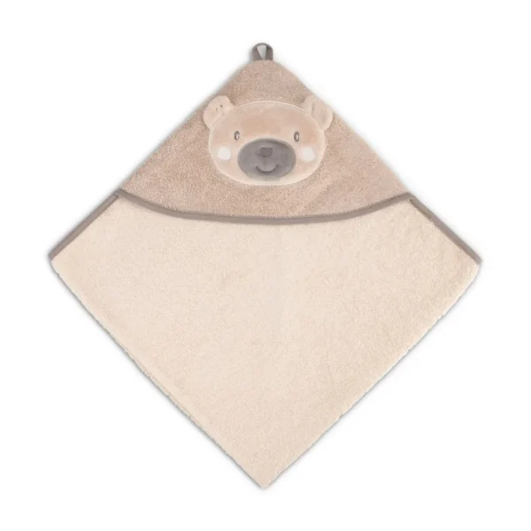 Little Linen Character Hooded Towel - Nectar Bear