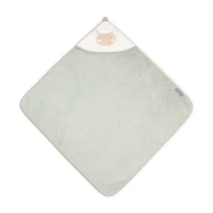 Little Linen Character Hooded Towel - Farmyard Lamb