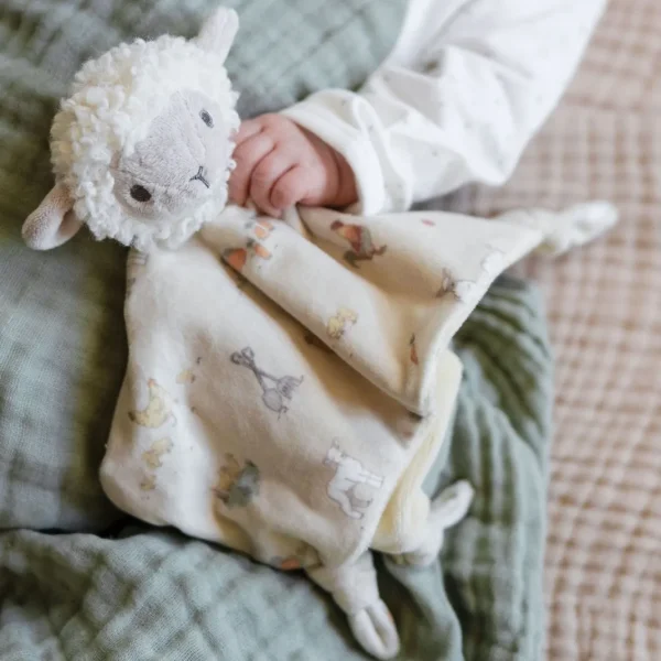 Little Linen Comforter - Farmyard Lamb