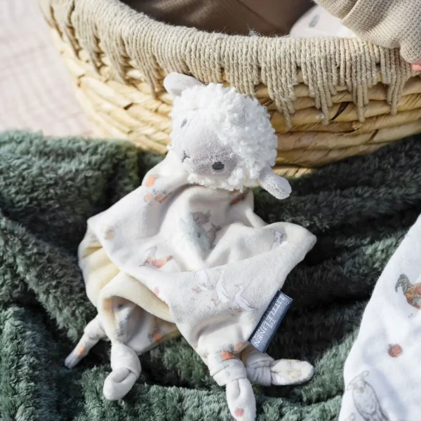 Little Linen Comforter - Farmyard Lamb