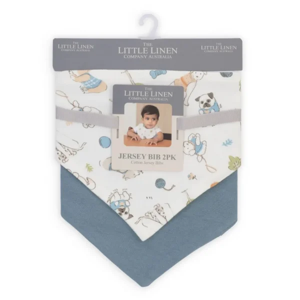 Little Linen Jersey Bib 2pk - Barklife Dog