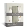 Little Linen Muslin 3pk - Farmyard Lamb