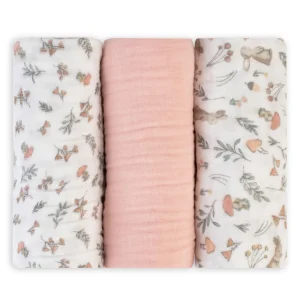 Little Linen Muslin 3pk - Harvest Bunny