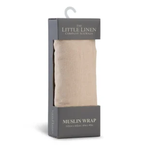 Little Linen MUSLIN 1PK SOLIDS - NECTAR BEAR