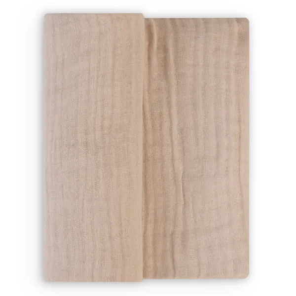 Little Linen MUSLIN 1PK SOLIDS - NECTAR BEAR